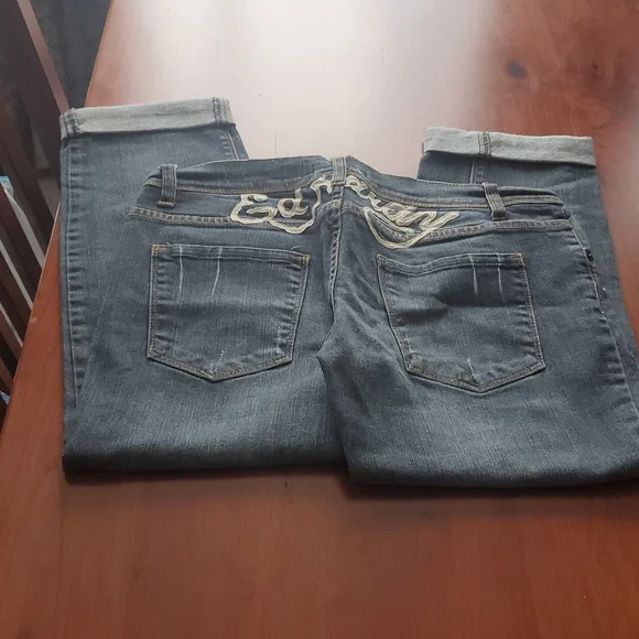 Ed Hardy Denim Capri Jeans Size 28 - Picture 6 of 9
